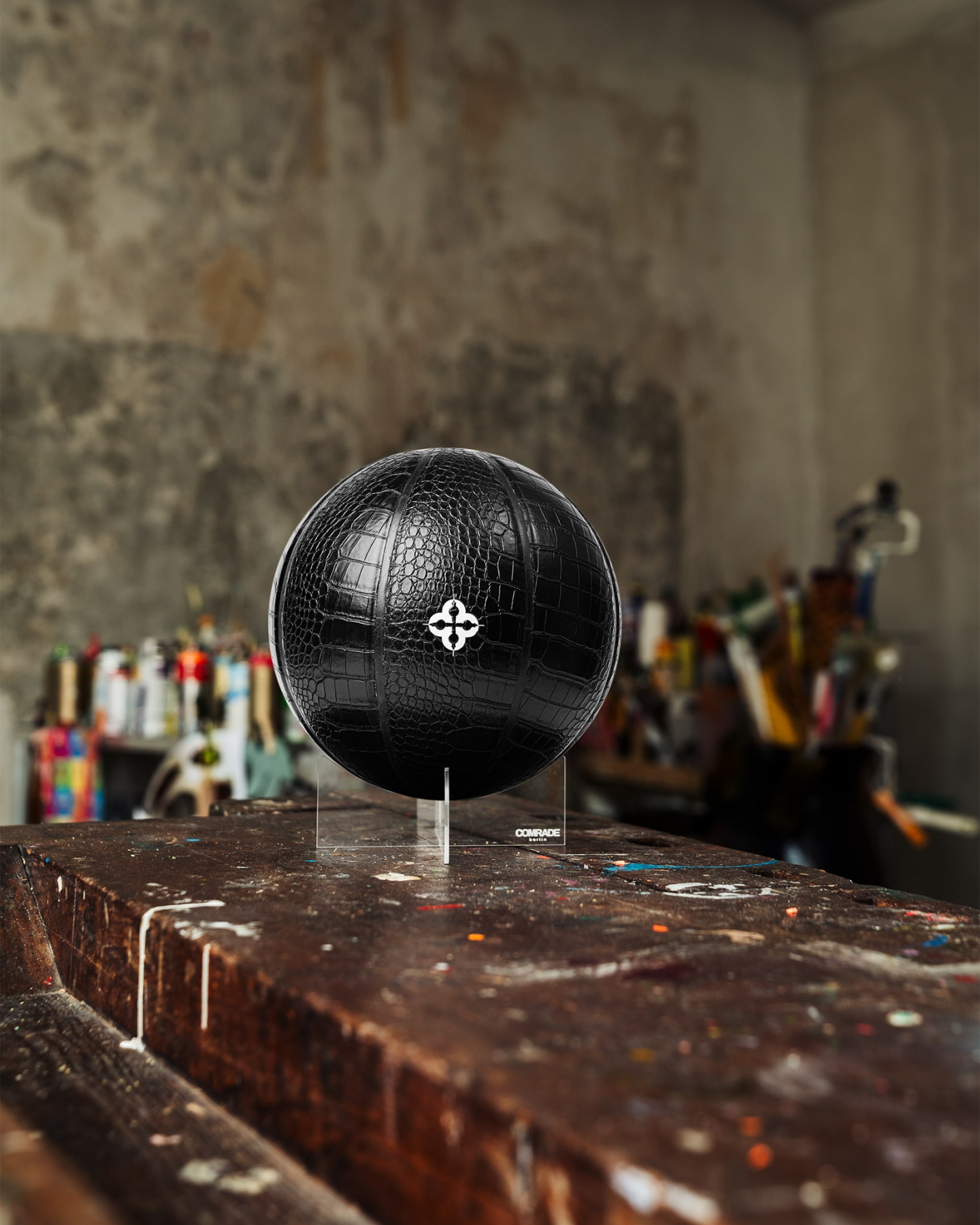 Croco Basketball (charcoal)