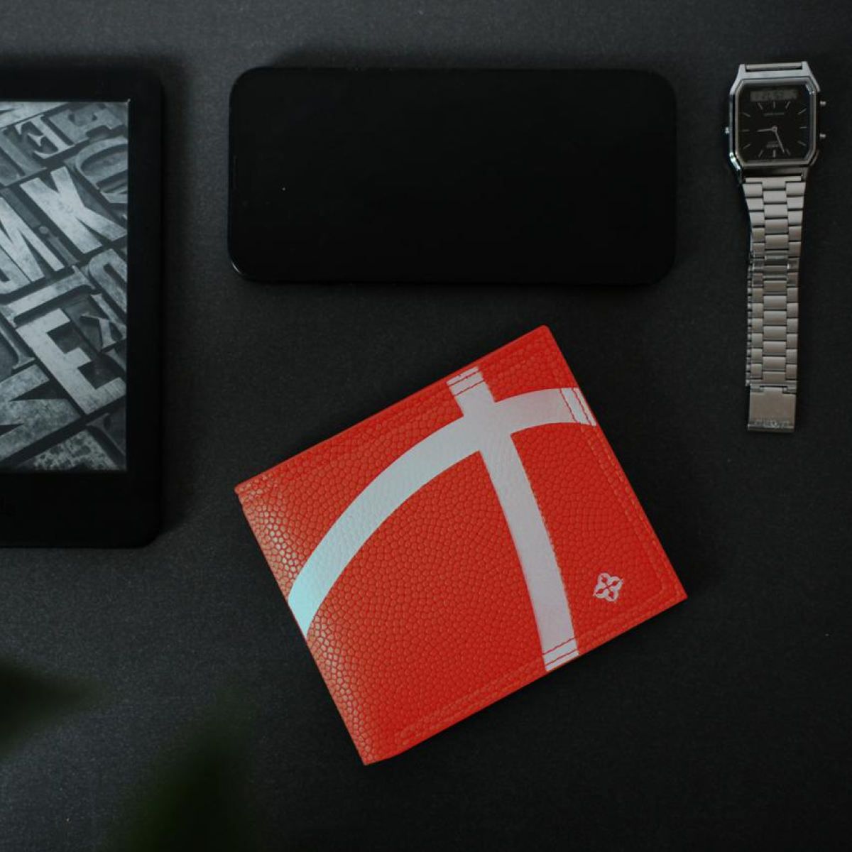 Basketball Wallet (Court Orange)